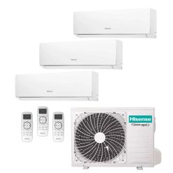   CG Hisense Multi-split klíma szett 7,5 kW kültéri egység  + 3 db 3,5 kW  beltéri egység (3AMW72U4RJC-DJ35LE0EG)