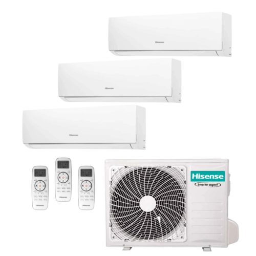 CG Hisense Multi-split klíma szett 7,5 kW kültéri egység + 3 db 3,5 kW beltéri egység (3AMW72U4RJC-DJ35LE0EG) 