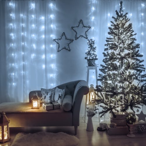 LED fényfüggöny 4,2 m hidegfehér (58901B)