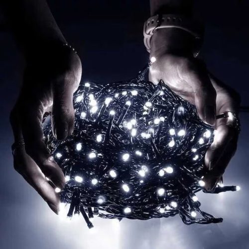 Led karácsonyfa égősor 18 méter 240 led több színben (6N240M180) (1821)