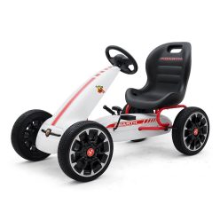   Hecht Abarth pedálos gokart műanyag kerekkel 25 kg-ig Fehér (ABARTWHITE) 