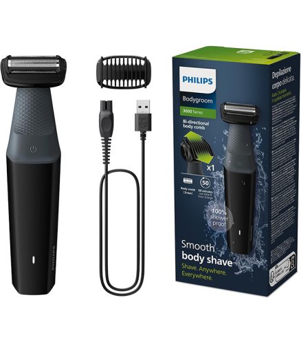 CG Philips Series 3000 akkumulátoros testszőrtelenítő (BG301701)