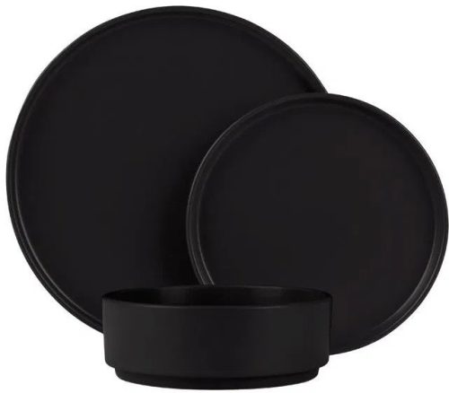 Berlinger Haus Matte Black Collection 18 részes étkészlet (BH10009)