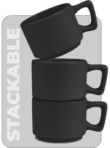 Berlinger Haus Matte Black Collection 4+4 részes espresso csésze készlet (BH10019)