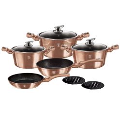   Berlinger Haus Metallic Line  Rose Gold 10 részes edénykészlet  (BH1220N)