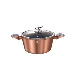  Berlinger Haus Metallic Line Rose Gold edény fedővel 20 cm (BH1514)