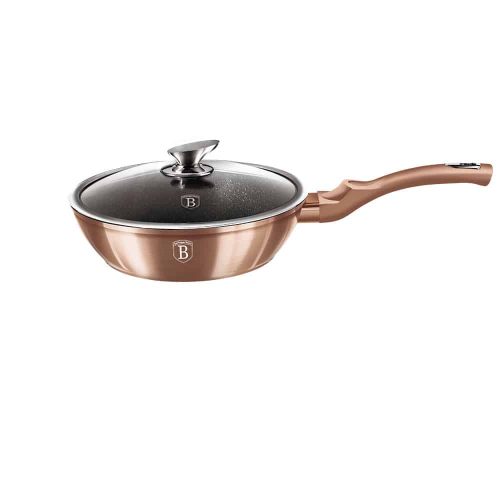 Berlinger Haus Metallic Line Rose Gold mély serpenyő fedővel 28 cm (BH1518N)