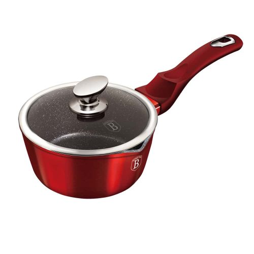 Berlinger Haus Metallic Line Burgundy szószos edény fedővel 16 cm (BH1525N)