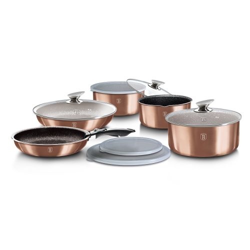 Berlinger Haus Metallic Line Rose Gold 12 részes edénykészlet (BH1591)