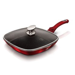   Berlinger Haus Metallic Line Burgundy grill serpenyő fedővel (BH1613N)