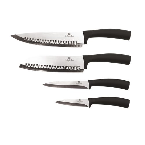Berlinger Haus Matte Black Collection 4 részes késkészlet (BH2466N) 