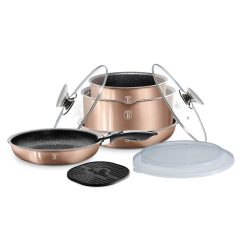   Berlinger Haus Metallic Line Rose Gold Collection 10 részes edénykészlet (BH6147N) 