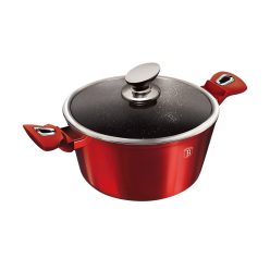   Berlinger Haus Metallic Line Burgundy edény fedővel 30 cm (BH6192)