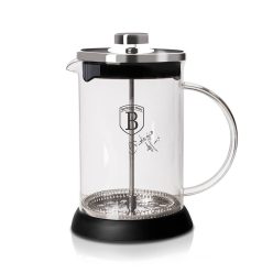   Berlinger Haus Black Silver Collection dugattyús kávé és teafőző 600 ml (BH6302A)