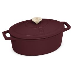   Berlinger Haus Leonardo Collection ovális öntöttvas pecsenyesütő fedővel 30 cm (BH6543)