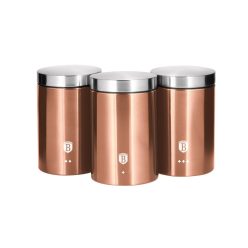   Berlinger Haus Metalic Line Rose gold 3 részes tároló szett (BH6720) 