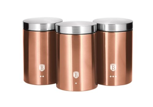 Berlinger Haus Metalic Line Rose gold 3 részes tároló szett (BH6720) 