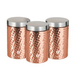   Berlinger Haus Metalic Line Rose gold 3 részes tároló szett (BH6727)