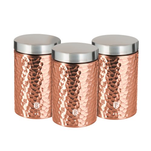 Berlinger Haus Metalic Line Rose gold 3 részes tároló szett (BH6727)