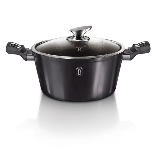 Berlinger Haus Metallic Line Carbon Collection edény fedővel 24 cm (BH6893N) 