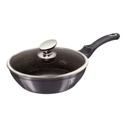   Berlinger Haus Metallic Line Carbon Collection mély serpenyő fedővel 24 cm (BH6895)