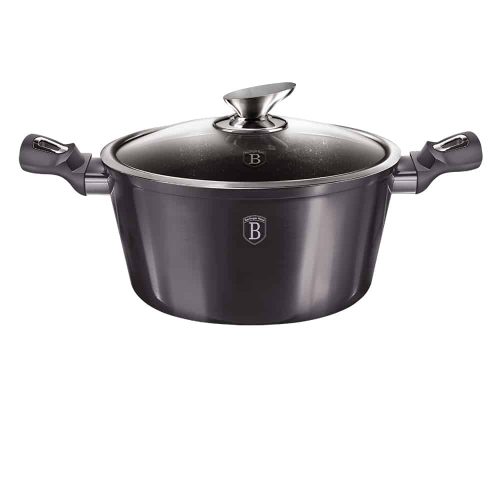 Berlinger Haus Metallic Line Carbon Collection edény fedővel 30 cm (BH6924)