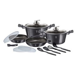   Berlinger Haus Metallic Line Carbon Collection 13 részes edénykészlet (BH7059) 