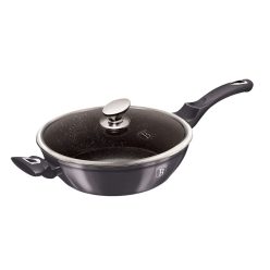   Berlinger Haus Metallic Line Carbon Collection mély serpenyő fedővel 24 cm (BH7139)
