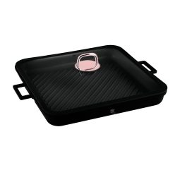   Berlinger Haus Black Rose Collection négyszögletes grill serpenyő fedővel 34 cm (BH7789)