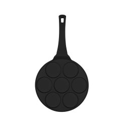   Berlinger Haus Black Rose 7 lyukas palacsintasütő 26 cm (BH7793)