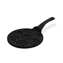   Berlinger Haus Matte Black 7 lyukú állat figurás palacsintasütő 26 cm (BH7799)