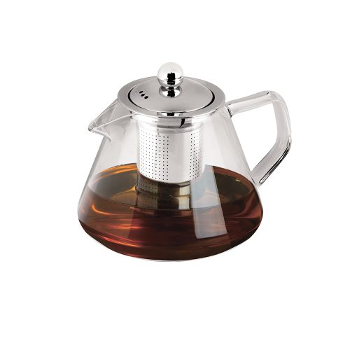 Berlinger Haus Black Silver Collection köralakú üveg teáskanna 1 literes (BH7805)