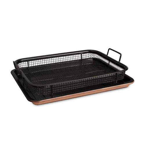 Berlinger Haus Metalic Line Rose Gold Téglalap alakú tepsi fém kosárral (BH7856)