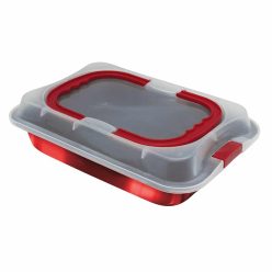   Berlinger Haus Metallic Line Burgundy tepsi fedővel 36,5 x 24,5 cm (BH7862)