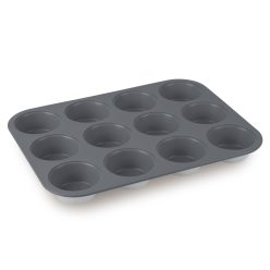   Berlinger Haus Matte Black Collection 12 csészés muffin sütőforma (BH7949)