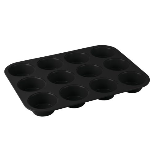 Berlinger Haus Matte Black Collection 12 csészés muffin sütőforma (BH7950)