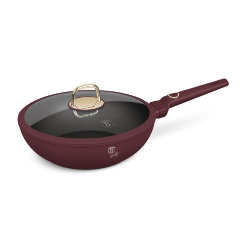 Berlinger Haus Leonardo Collection wok fedővel 28 cm (BH8034)