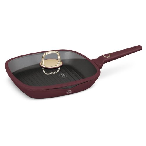 Berlinger Haus Leonardo Collection grill serpenyő fedővel 28 cm (BH8037)