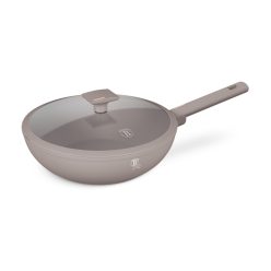 Berlinger Haus Taupe Collection wok fedővel 28 cm (BH8094) 
