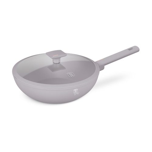 Berlinger Haus Taupe Collection wok fedővel 28 cm (BH8094)