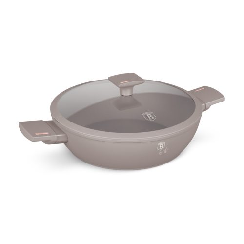 Berlinger Haus Taupe Collection alacsony edény fedővel 28 cm (BH8098) 