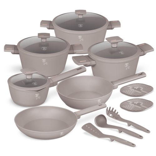 Berlinger Haus Taupe Collection 15 részes edénykészlet (BH8111N)