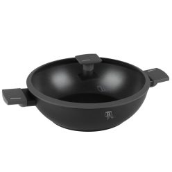   Berlinger Haus Antracit Collection wok fedővel 30 cm (BH8125)