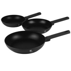   Berlinger Haus Matte Black Collection 3 részes serpenyő szett (BH8195)