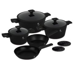   Berlinger Haus Matte Black Collection 10 részes edénykészlet (BH8197)