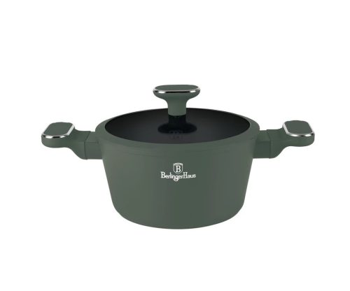 Berlinger Haus Matte Green Collection edény fedővel 20 cm (BH8200) 