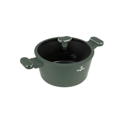 Berlinger Haus Matte Green Collection edény fedővel 24 cm (BH8201) 