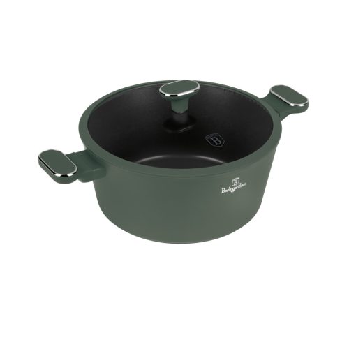 Berlinger Haus Matte Green Collection edény fedővel 28 cm (BH8202)