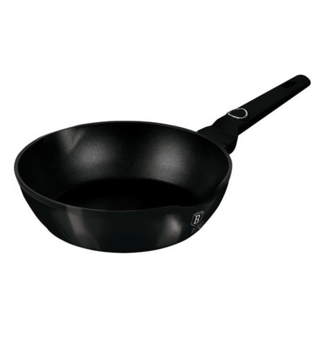 Berlinger Haus Black Vantage Collection mély serpenyő dupla kiöntő csőrrel 24 cm (BH8216)