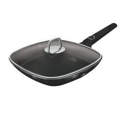   Berlinger Haus Black Vantage Collection grill serpenyő fedővel 28 cm (BH8221)